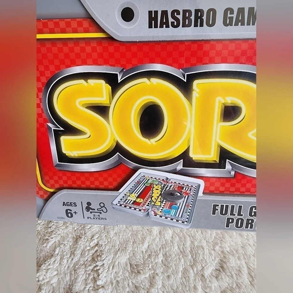 New Sorry! Classic Hasbro Game Road Trip Travel Edition